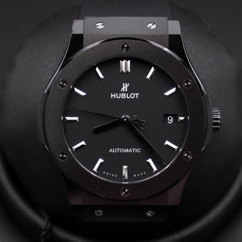 hublot classic fusion black magic prix|hublot classic fusion black dial.